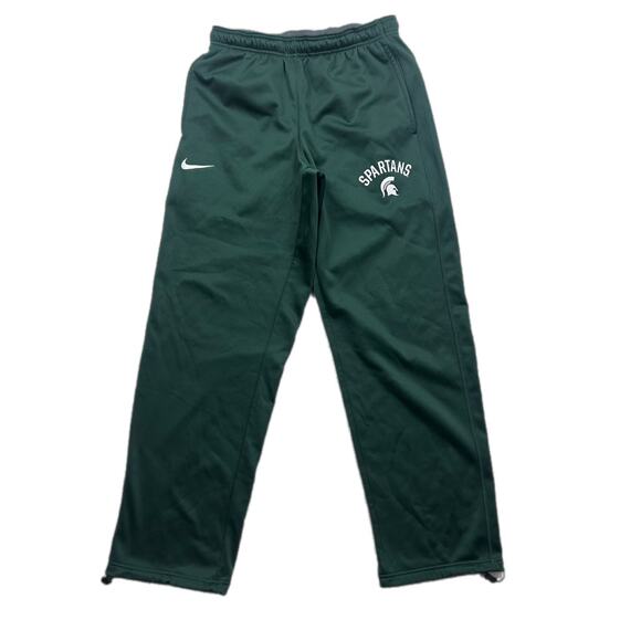 Nike Michigan State Spartans Green NCAA Sweatpants - Picture 1 of 9